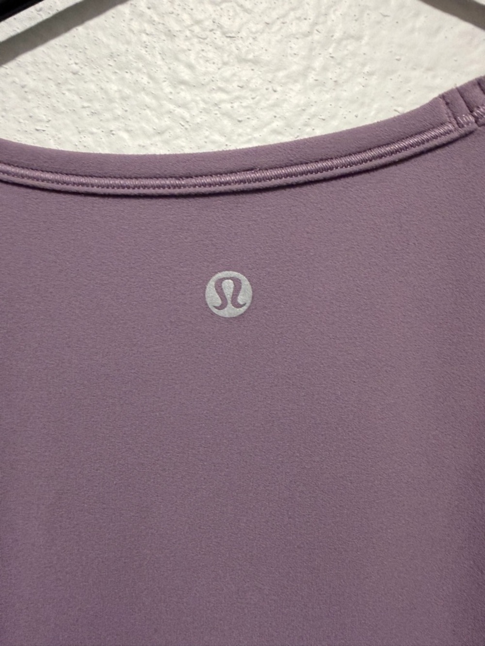 Lululemon All It Takes Nulu Short Sleeve Shirt Purple 14 - Picture 7 of 9